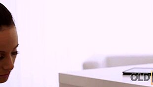 old and young office sex fantasy