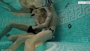 Twinks engaging in bareback orgy sex in group scene four