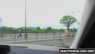 Slutty blonde Lola Taylor gets picked up and gets pounded - Reality Kings