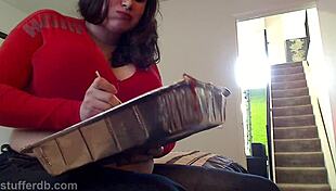 Azismiss gets massive belly and ass stuffed intensely