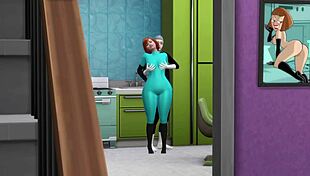 danny phantom totally fucks his mom in this sims 4 scene!