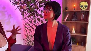 Massage room service turns into delicious fuck with doggystyle cunilingus