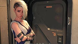 Horny Blonde Girl Next Door Gives First Blowjob On Bed!