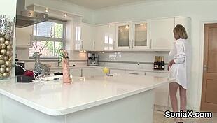 Unfaithful British Mature Gill Ellis Shows Off Giant Melons