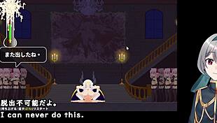 What’s behind the Castle of Temptation game with machine-translated anime subtitles?