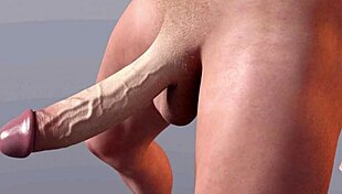 Huge White Dick Bounce Animation Bwc Shock In 3d Hentai