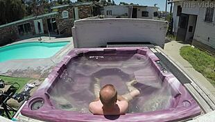 Dayanara Enjoys Hot Tub POV Session