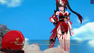 honkai star rail dream space pleasure anniversary with robin firefly black swan kafka acheron himeko sparkle 😍