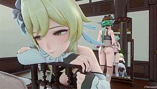 Emotional Night In Mondstadt With Pinksama