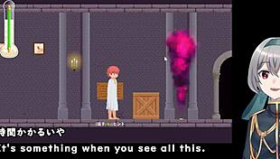 What’s behind the Castle of Temptation game with machine-translated anime subtitles?