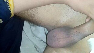 I’m teasing my shaved horny pussy with a big dick!
