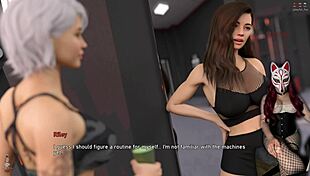 i'm watchin steps of debauchry 33 with naked babez in the gym, it's kinda weird!