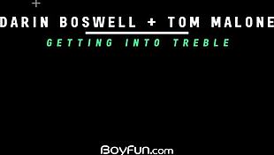 Twink Darin Boswell barebacks redhead Tom Malone in casual fun