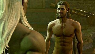 Baldur's Gate 3: Naked Playthrough of Gale's Gay Romance Scene Without Mods