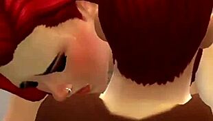 Watch this redhead get licked and fucked hard