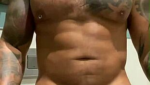 Viktor Rom dances naked then jerks his big cock 😏