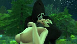 Scream Parody Intro Remade in Sims 4 Halloween Style