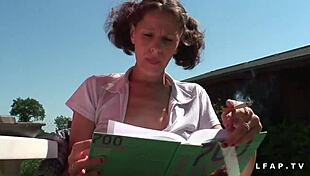 Mature French Woman with Small Breasts Gets Sodomized and Fisted Before Oral Finish.