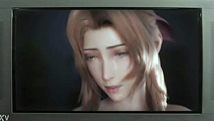 Aerith And Cloud Engage In Intense Hentai Sex