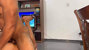 Peruvian cumbia star's anal celebration with BDSM and big black cock