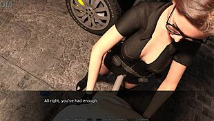 Hangover Driver Plays Anal Toys Game.