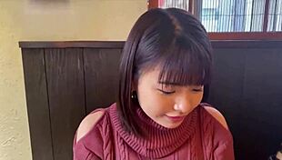 asian babe with natural tits in hot homemade doggystyle