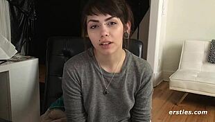 Watch SLOAN finger that HAIRY PUSSY to ORGASM!