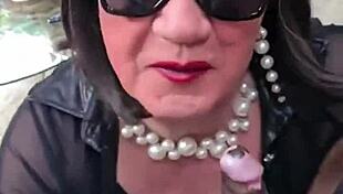 Mature Transsexual Sissy Loves BBC Ass Fuck From Huge Monster Cocks.