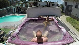 Dayanara Enjoys Hot Tub POV Session
