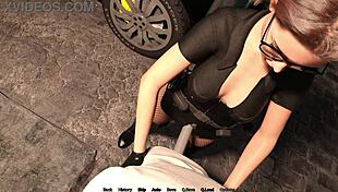 Hangover Driver Plays Anal Toys Game.