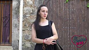 amandine gets naughty with marie in outdoor threesome