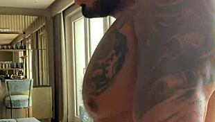 Viktor Rom dances naked then jerks his big cock 😏