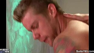 awesome gay massaging and fucking well with tattoo big cock monster cock blowjob hardcore