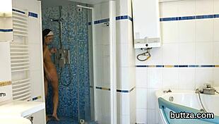 Adorable skinny teen 18+ gets wet pussy and anal drilled hard