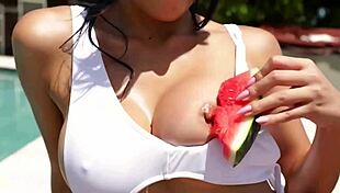 Oh, teacher, fuck me hard with your monster cock, I'm moaning!