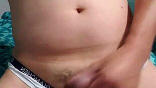 Gay Boy Enjoying Private Time In Underwear