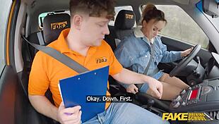 That big tits ukrainian wife cheats in the car with pov fucking.