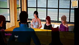 New family cartoon episode with teens and milfs