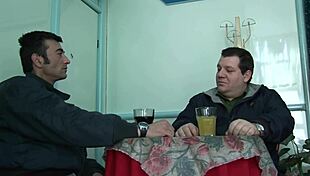 Incredible hairy Italian girl gets fucked by a fat old pig – contrast in desires!