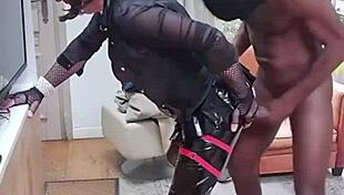 Mature Transsexual Sissy Loves BBC Ass Fuck From Huge Monster Cocks.