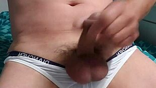 Gay Boy Enjoying Private Time In Underwear