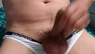 Gay Boy Enjoying Private Time In Underwear