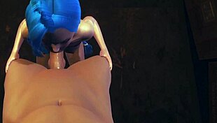 Jinx Blows With Uncensored Passion In League Of Legends Hentai