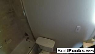 Brett Rossi is a golden girl and she performs a hot scene in a motel room