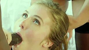 야, 안젤라 화이트랑 레나 폴, 야생 블랙드 쓰리섬 액션