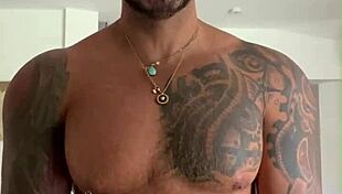 Viktor Rom dances naked then jerks his big cock 😏