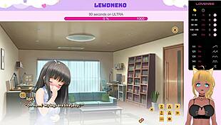 vtuber lewdneko continues playing love cubed in this fourth part