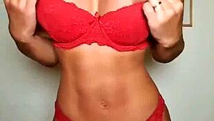 Briana Banderas Teases in Ripped Lingerie