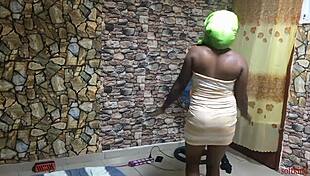 Damn, this monster black shaft drives me wild every morning!