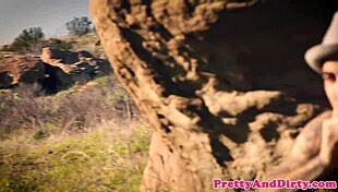 Bigtitted blond babe rides cock on couch